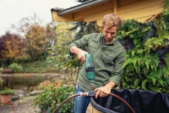Gardena lamellpump för borrmaskin
