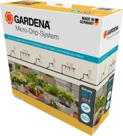Gardena Micro-Drip bevattning för balkongväxter, 15 plantor