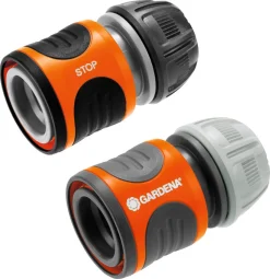 Gardena slangkopplingar 13 mm och 15 mm, 2-pack