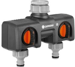 Gardena Twin-Tap vattenfördelare med 2 uttag