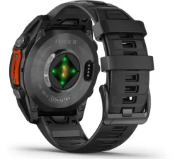 Garmin Fenix 8 träningsklocka med GPS grå-svart