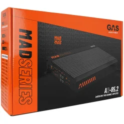 GAS Audio Power MAD A2-85.2 2-kanaligt slutsteg, 2x85W RMS
