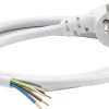 Gelia spiskabel med stickpropp Perilex, 1,3 meter