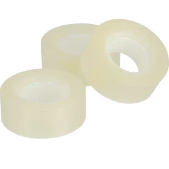 Genomskinlig tejp, kontorstejp, 3-pack