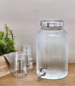 Glasburk med kran, 6 liter