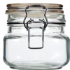 Glasburk med lock