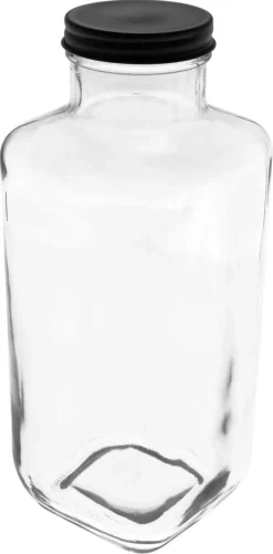 Glasflaska med skruvlock