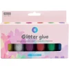 Glitterlim 6-pack, från 3 år