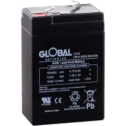 Global AGM-batteri 6 V, 4,5 Ah