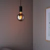 Globlampa LED E27 metallic, svart, 125 mm