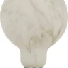 Globlampa LED E27 marmor, varmvit