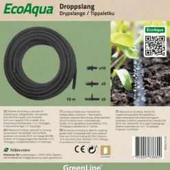 Greenline EcoAqua droppslang utbyggnadsset, 10 m