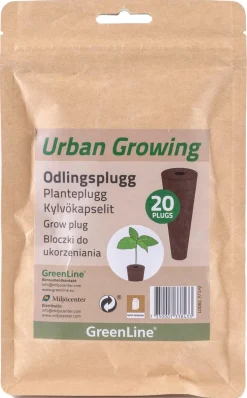Greenline Urban Growing odlingspluggar, 20-pack