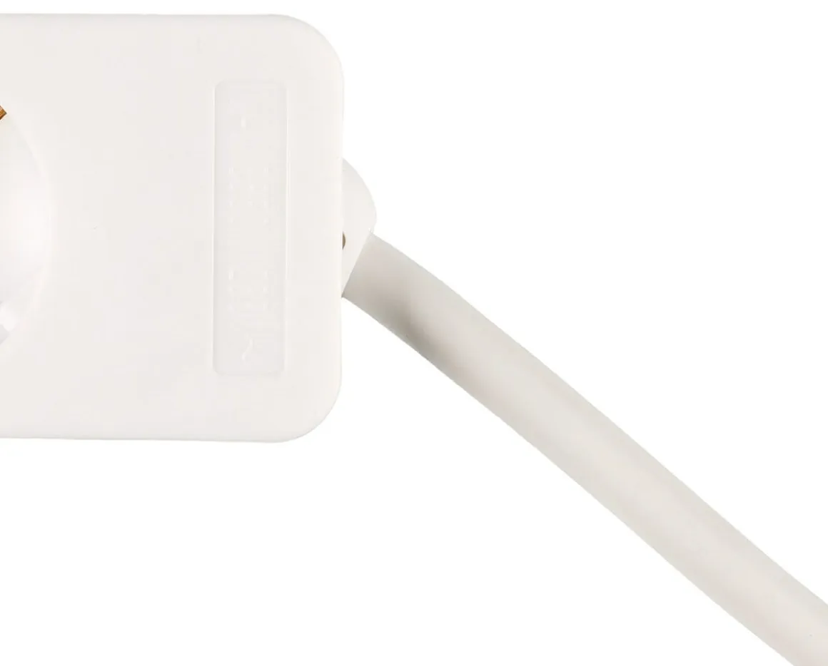 Grenuttag 5-vägs, strömbrytare, 5 m kabel
