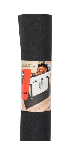 Grillmatta golv 80 x 120 cm, svart