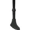 Gåstavar, hopfällbara med gummifötter, 85-140 cm