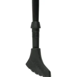 Gåstavar, hopfällbara med gummifötter, 85-140 cm