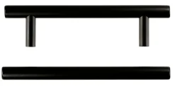 Handtag, svartlackerat