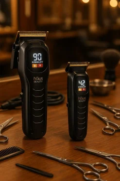 Haws hårtrimmer set med hårklippare och detaljtrimmer