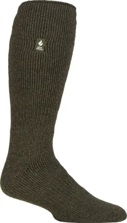 Heat Holders Long Socks termostrumpor, grön