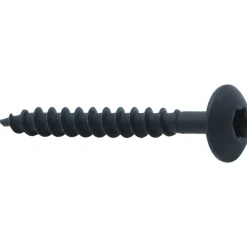 Heco montageskruv 4,0 x 33 mm inomhus, svart, 200-pack