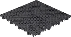 Hestraplattan Floorcy Antracit Recycled golvplatta, 11-pack