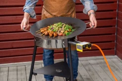 Hällmark stekhäll 78 cm med gasolbrännare och stativ