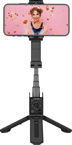 Hohem iSteady Q selfiepinne med tripod och fjärrutlösare