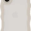 Holdit Wavy Case iPhone 16 mobilskal transparent