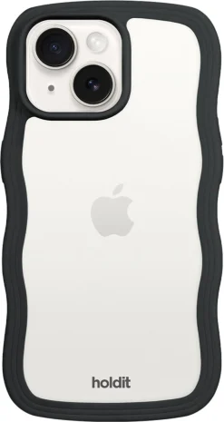 Holdit Wavy Case iPhone 17e, 16e, 15, 14, 13 mobilskal