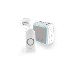 Honeywell trådlös ringklocka DC515NP2, vit