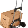 Hopfällbar transportkärra