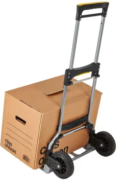 Hopfällbar transportkärra