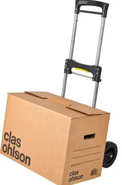 Hopfällbar transportkärra