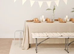 Hopfällbart bord utomhus, 180 x 73 cm