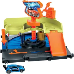 Hot Wheels City Downtown lekset med bil, från 4 år
