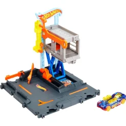 Hot Wheels City Downtown lekset med bil, från 4 år