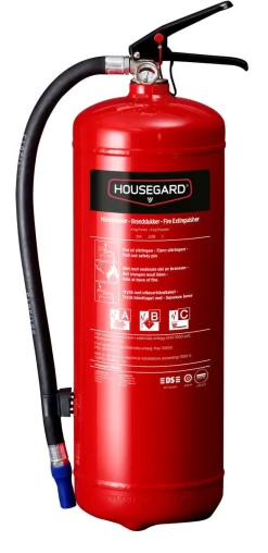 Housegard 55A brandsläckare pulver 6 kg, röd