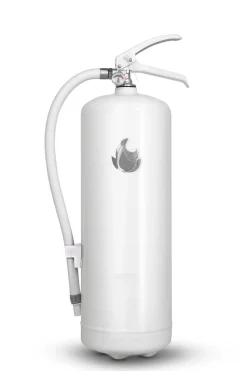 Housegard Design pulversläckare 55A, vit/silver, 6 kg
