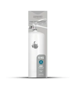 Housegard Design pulversläckare 55A, vit/silver, 6 kg