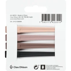 Hårclips 4-pack stål