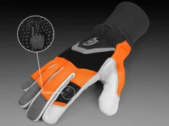 Husqvarna Functional handske med sågskydd, skinn