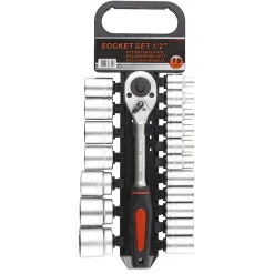 Hylsnyckelsats 19 delar 1/2"