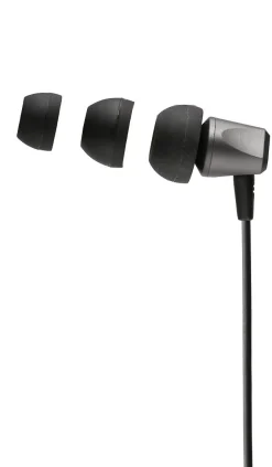 In ear-hörlurar med mikrofon, USB-C, svarta