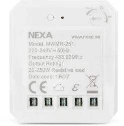 Inbyggnadsmottagare dimmer Nexa MWMR-251