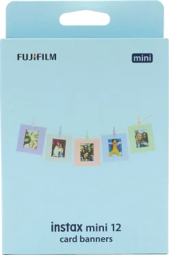 Instax Mini Banner fotopapper-kit med nypor