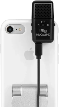 iRig Mic Cast HD clip on-mikrofon mobil och dator