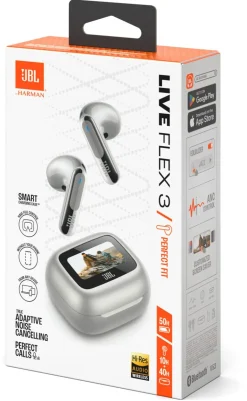 JBL Live Flex 3 trådlösa in ear-hörlurar, lång batteritid