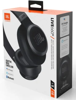 JBL Live 660NC, trådlösa over ear hörlurar, svart