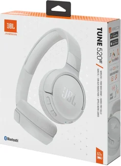 JBL Tune 520 BT, hopfällbara trådlösa on ear hörlurar